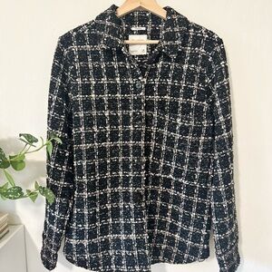 🖤 Abercrombie & Fitch Oversized Tweed Jacket ✨